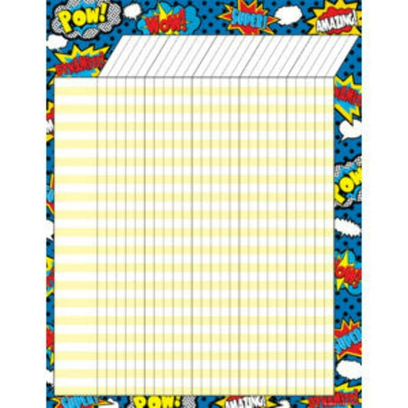 Superhero Incentive Chart 17x22 [TCR7568]