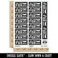 thumbnail image 2 of Oh For Fox Sake Teacher Student School Sticker Set - Black - Gloss Finish - 2.00" Large, 2 of 7