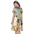 thumbnail image 7 of Lsque Bluey Print Women's Casual Dress T-Shirt Summer Short Sleeve Scoop Neck Swing Dresses, 7 of 7