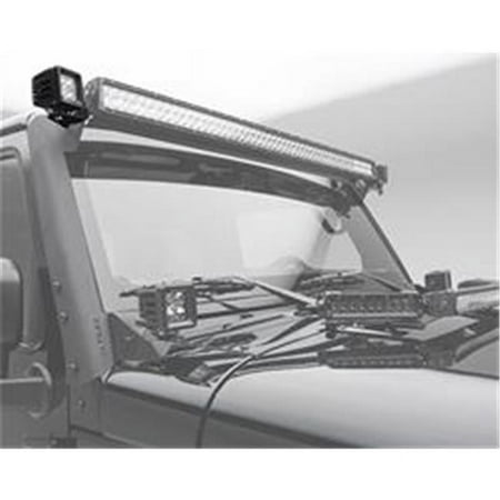 Z334811 Side Mount LED Brackets Fr. Roof Mounts for 3 in Cube Pod Lights ZROADZ Fits select: 2015-2018 JEEP WRANGLER UNLIMITED, 2012-2014 JEEP WRANGLER