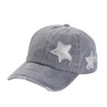 thumbnail image 2 of Baseball Cap for Men Women Y2k Pentagram Distressed Summer Sun Hat, 2 of 4
