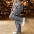 thumbnail image 6 of Posijego Women's Corduroy Pants High Waisted Wide Leg Pants Ladies Business Casual Dress Vintage Pants with Pockets, 6 of 7
