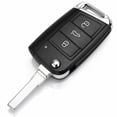 thumbnail image 2 of for Volkswagen Skoda SEAT Key Fob Shell HU66 Big Blade 3 Button Flip Key Case Replacement No Electronics, 2 of 11