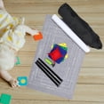 thumbnail image 4 of TEHAUX Puzzle Storage Blanket 1 Set Felt Rectangular Easy Sorting Inflatable Tube for Rolling Home Use, 4 of 4