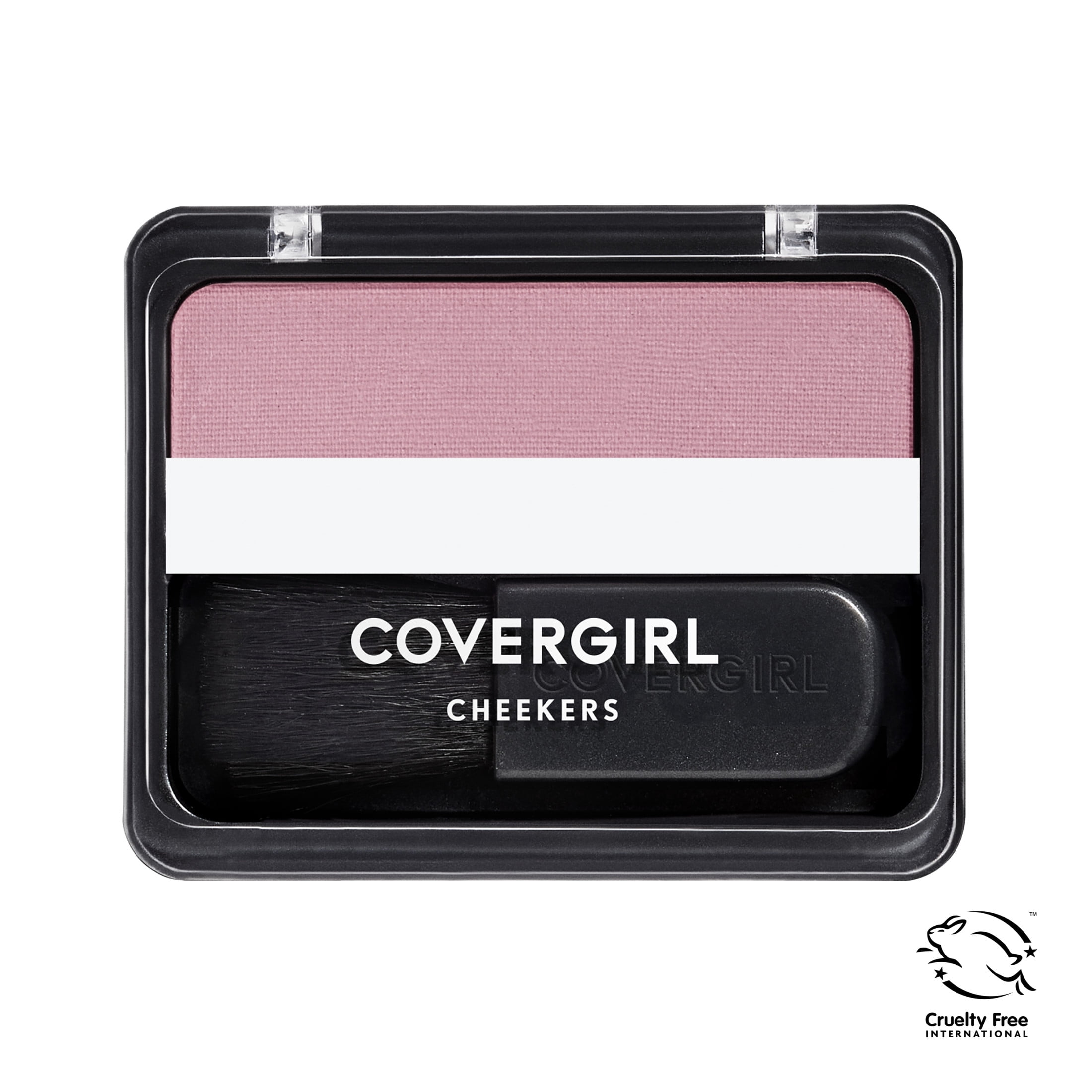 COVERGIRL Cheekers Blendable Powder Blush, 185 True Plum, 0.12 oz, Easy-to-Apply Soft Powder Blush, Brushes on for Natural Looking Color, Easy-to-Carry-Compact