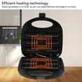 thumbnail image 4 of Corn Dog Maker, Hot Dog Toaster with Non Stick Coating Plate, Make 6 Corn Dogs, 750W Fast Heating & Auto Temperature Control, HotDog Waffle Machine, 4 of 7