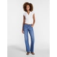 thumbnail image 2 of No Boundaries Straight Leg Jeans, 31.5'' Inseam, Women's 00-20, 2 of 5