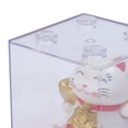 thumbnail image 2 of Riousery Solar Waving Cat Lucky Fortune Cat White Statue 3.62 x 3.15 x 3.15 inches / 9.2 x 8 x 8 cm Light Sensing Automatic Waving Arm Beckoning Cat for Home Office Decor White, 2 of 9