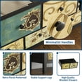 thumbnail image 5 of Roromall 6 Drawer Dresser for Bedroom, Wooden Chest of Drawers, Retro Floral Pattern Dresser, Farmhouse Dressers for Living Room, Hallway, Entryway, 5 of 9