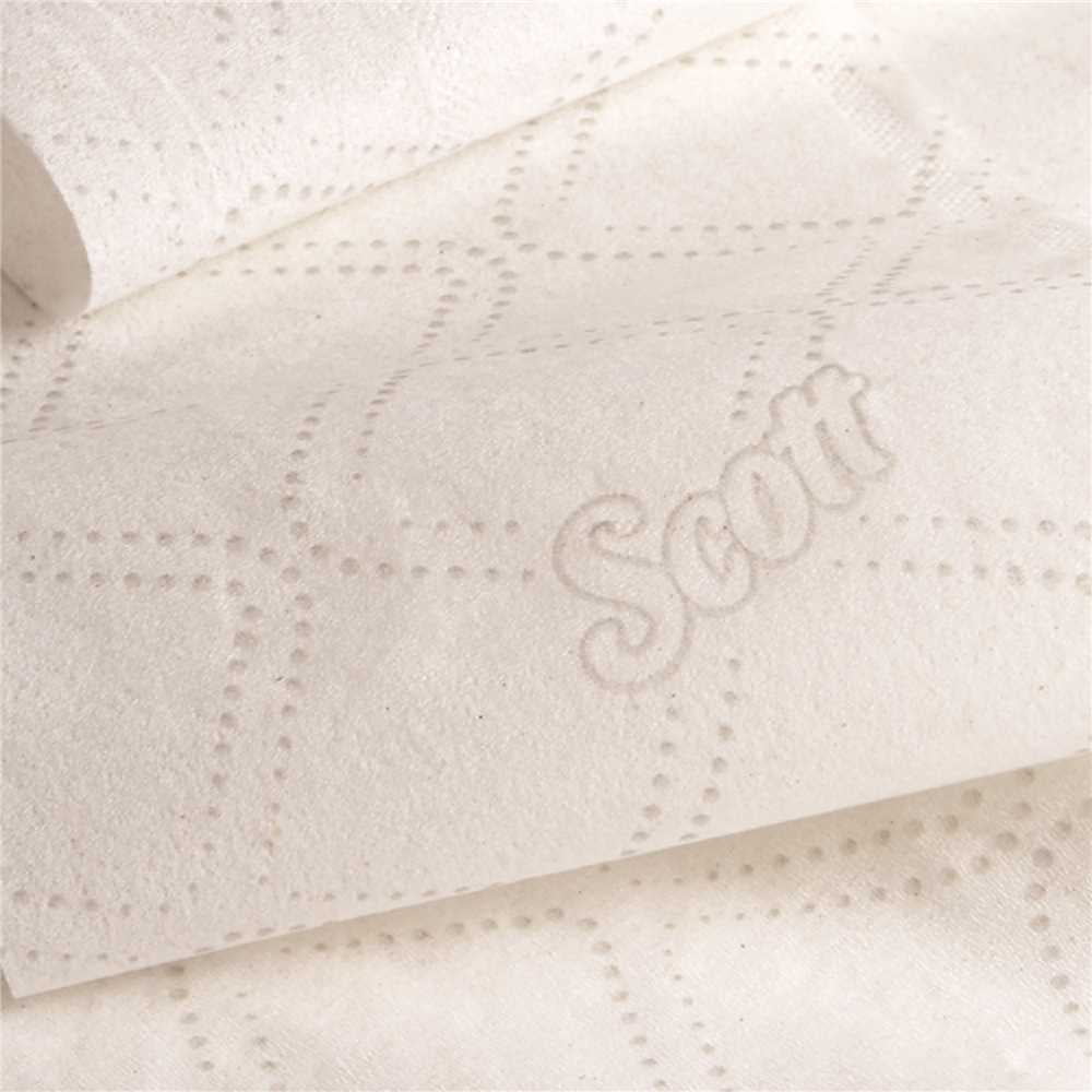 SCOTT 07006 2-Ply White Jumbo Roll Junior Coreless Toilet Paper (, 1,150 ft./Roll) - pack of 12