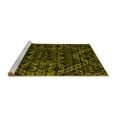 thumbnail image 2 of Ahgly Company Machine Washable Indoor Rectangle Abstract Yellow Modern Area Rugs, 5' x 8', 2 of 4