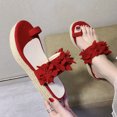 thumbnail image 1 of Moda mujer correa de tobillo verano sandalias planas chanclas Shose Wmkox8yii  hj789, 1 of 7