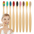 thumbnail image 1 of 50pz Cepillos Dientes Infantiles Bambú Biodegradable Suave, 1 of 10