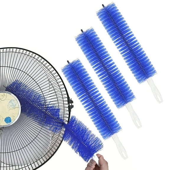 Buy 1 get 2 free, a total of 3 fan cleaning brush, dust brush, cleaning brush, flexible microfiber head, reusable dust collector, washable, suitable for ceiling fan blades, curtains
