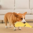 thumbnail image 5 of Dog Toy Squeaky Toy Cute Banana Shape Dog Cat Accessories Durable Pet Toy Yellow 26X8X8CM, 5 of 6