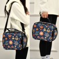 thumbnail image 5 of FORMRS Student Insulated Lunch Bag with Shoulder Strap Reusable Cooler Box for School, Christmas Splendor, 5 of 9