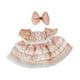 thumbnail image 1 of Ropa para muñecas de niña, trajes para muñecas, juguetes para muñecas hechos a mano, lindos accesorios para fotos, disfraz elegante para muñecas de Floral rosa, 1 of 8