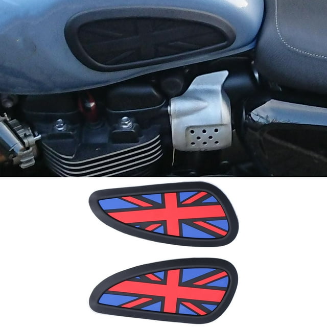 Fuel Sticker, Grip Protector Durable Anti Fade Rubber For Motorcycle