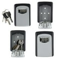 thumbnail image 6 of Wall Mounted Outdoor Key Lock Box with Password Combination for Home, Car, and Emergency Entry, Weather-Resistant and Scratch-Proof, 6 of 9