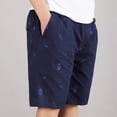 thumbnail image 4 of Ynynloco Mens Casual Shorts - Cotton Drawstring Summer Beach Stretch Twill Chino Golf Shorts with Side Pockets for Daily Outdoor Wear, 4 of 6