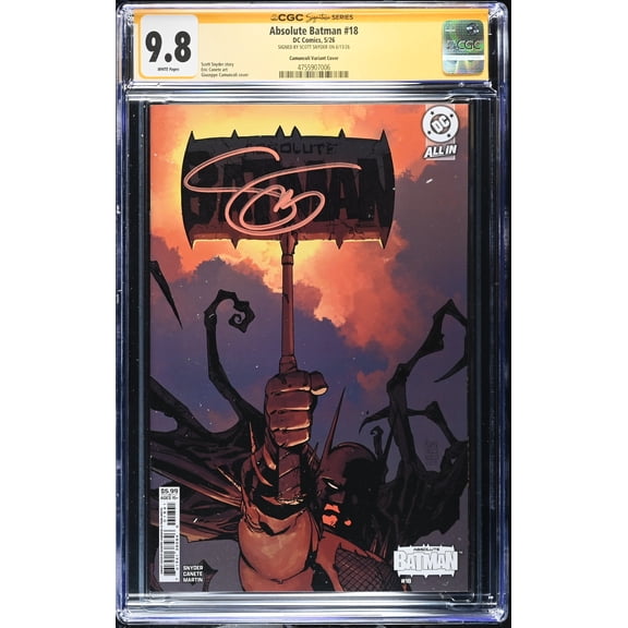 Collectible Absolute Batman #18 - CGC 9.8 Comic Book