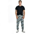 thumbnail image 4 of ProGo USA Men's Joggers Sweatpants Basic Fleece Marled Jogger Pant Elastic Waist (Slade Camouflage, 3X-Large), 4 of 6