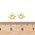 thumbnail image 3 of 20pcs 304 Stainless Steel Star Charm Ion Plating(IP) golden 8x8x0.8mm Hole: 1.6mm, 3 of 3