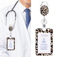 thumbnail image 4 of LCXmlly ID Card Holder Telescopic ID Sling Retractable Reel with Lanyard Flower Printed Easy to pull Buckle Slide Open ID Card Holder Clip School, 4 of 7
