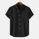 thumbnail image 1 of pstuiky camisetas de hombre, Camisa hawaiana informal de manga corta con cuello vuelto y botones para hombre camisetas de hombre l, 1 of 9