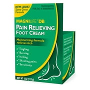 3 Pack Magni Life DB Pain Relieving Foot Cream, 4 Ounce each
