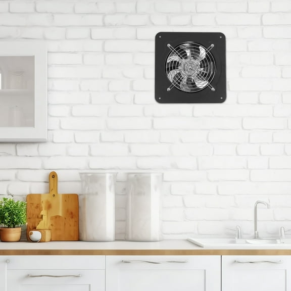 Dwellnix Stainless Steel Exhaust Fan Wall Mounted Ventilation Fan Kitchen Bathroom