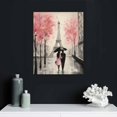 thumbnail image 4 of ONETECH  Abstract Paris Canvas Wall Art: Pink and Grey Room Decor for Teen Girls Black White Artwork Eiffel Tower Picture Print Painting Paris Decor for Bedroom Bathroom, 4 of 4