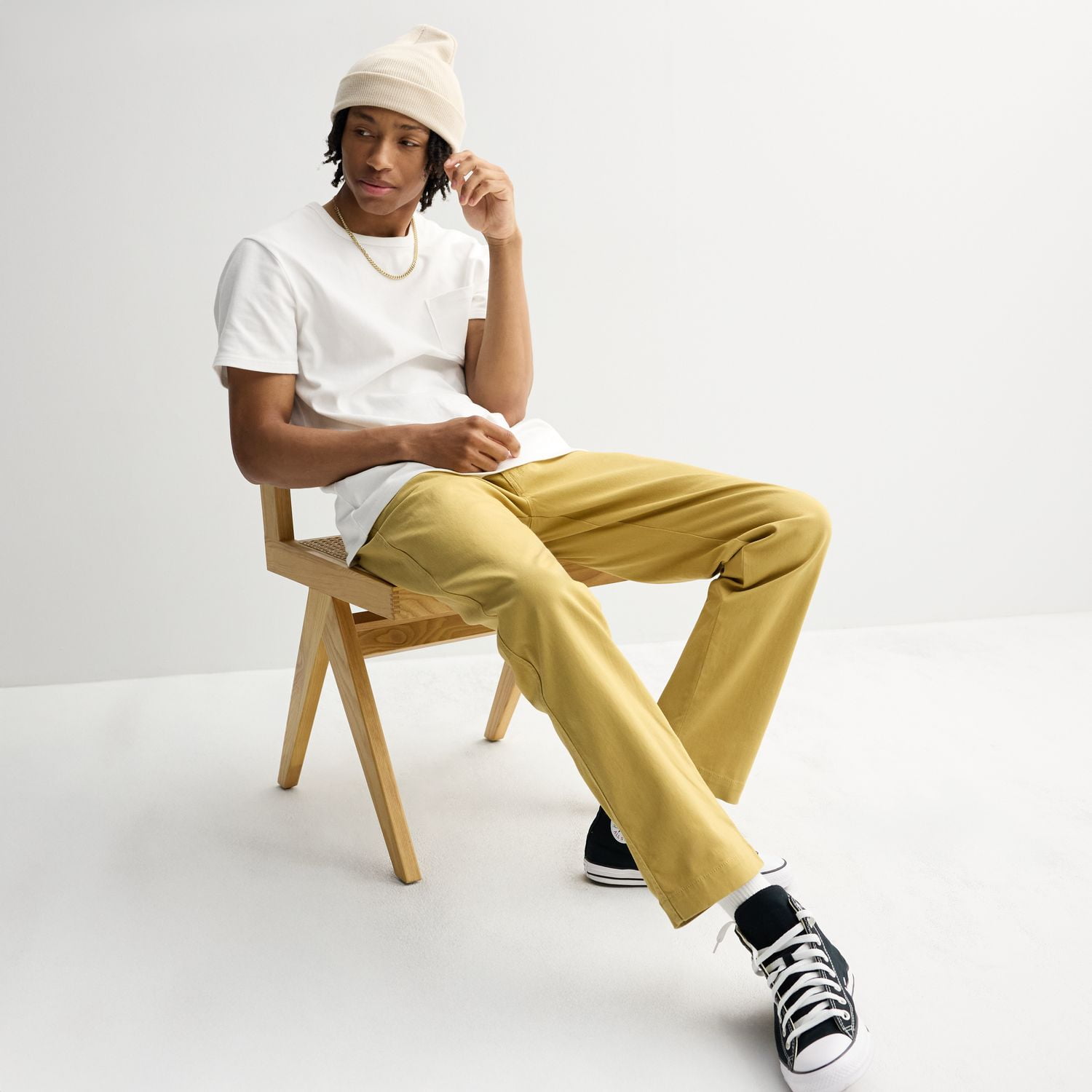 Men's Hallstatt Stretch Comfort Twill Pants Color: Tap Shoe Size