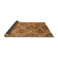 thumbnail image 2 of Ahgly Company Indoor Rectangle Abstract Brown Contemporary Area Rugs, 2' x 4', 2 of 4