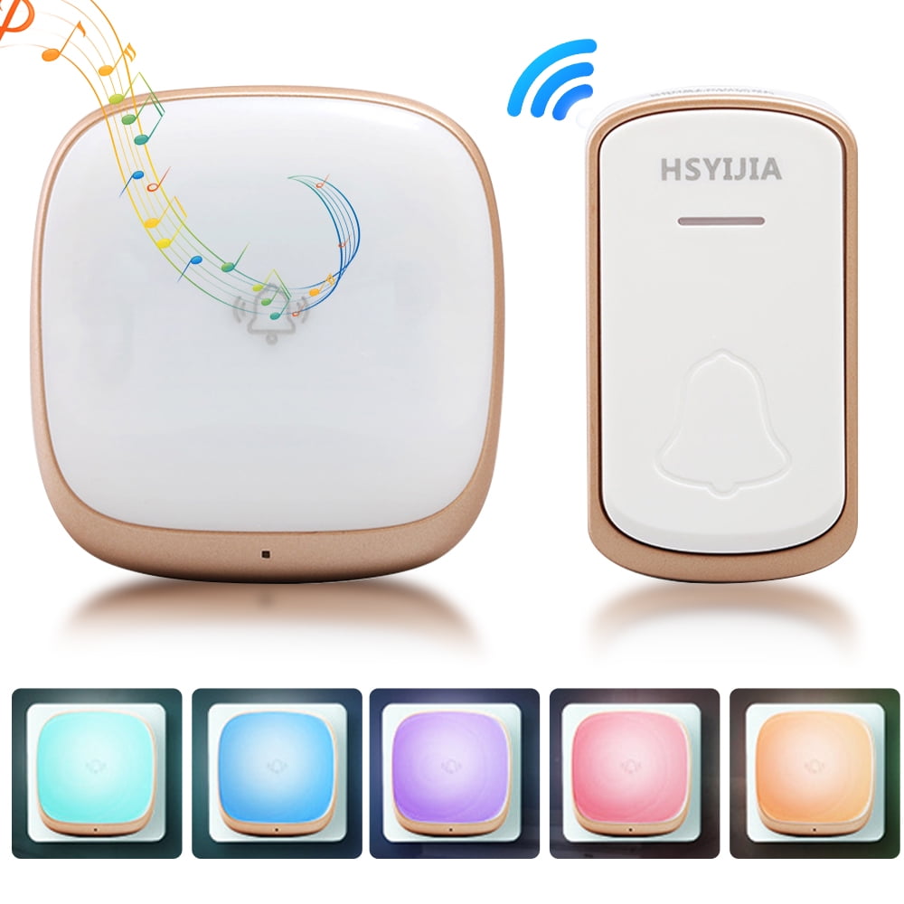 Wireless Doorbell, Door bell Chimes with 36 Ringtones & 4 Volume Levels