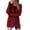 Wine, variant on Vedolay Cardigans for Women Open-Front Cardigan Coat Solid Color Coats for Women 2023 Green,XL