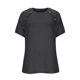 thumbnail image 4 of Tops de Mujer, Manga Corta Sólida Cuello Redondo Botón Arriba Blusa Casual de Negocios, 4 of 9