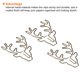 thumbnail image 4 of Papel Clip Ciervo Animal Forma Lindo Decorativo Divertido Clips Marcadores con Caja 1.9 Pulgadas Bronce Tono para Organizar Oficina Hogar, Paquete de 20, 4 of 5