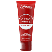 Colgate Optic White Renewal Teeth Whitening Mint Toothpaste, Brilliant Shine, 3.0 Oz