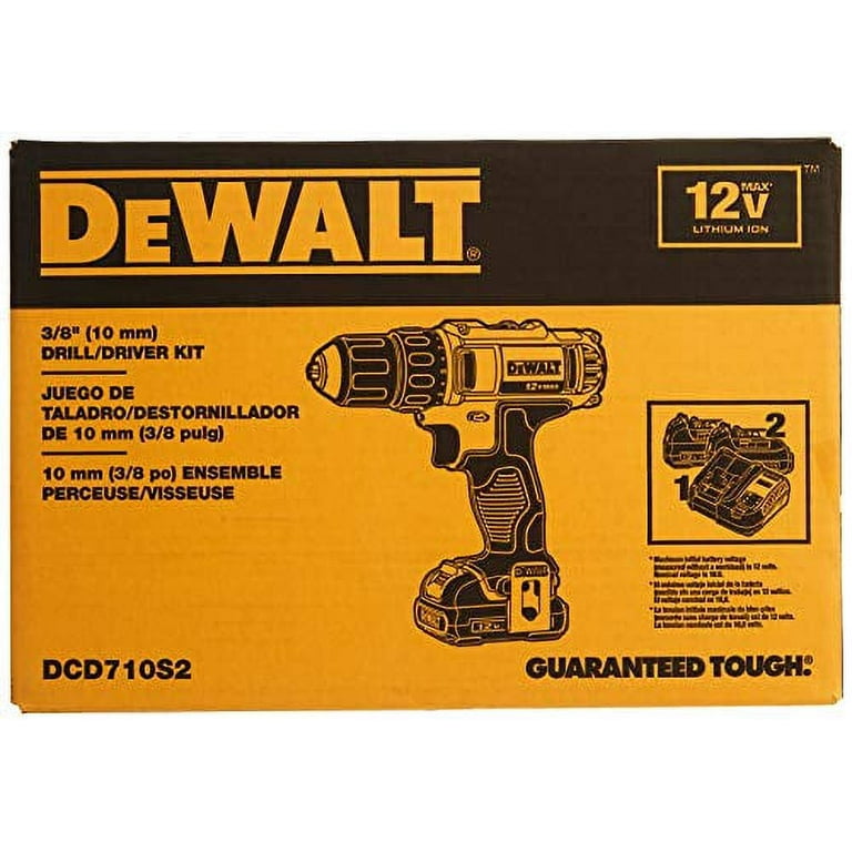 DEWALT 12-volt Max 3/8-in Cordless Drill (2-Batteries Included