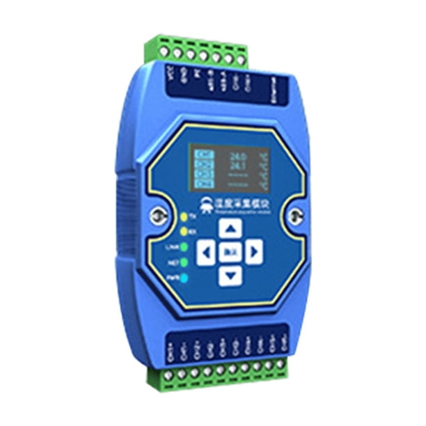 Control de Adquisición Analógico y Digital Multicanal COJXU ME31-AAAX4220 4DI+2AI+2DO RJ45 RS485 Modbus IP A RTU B