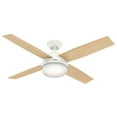 thumbnail image 2 of Hunter Fan Company 59242 Dempsey 52 Inch Low Profile Ceiling Fan and Remote, Oak, 2 of 7