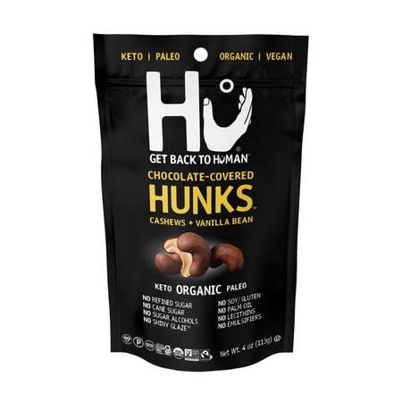 Hu Chocolate Covered Hunks Cashews + Vanilla Bean, 4 OZ