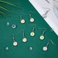 thumbnail image 2 of DIY Blank Dome 304 Stainless Steel Dangle Earring Making Kits Stainless Steel Color 34mm Tray: 10mm 20 Gauge Pin: 0.8mm, 2 of 5