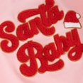 thumbnail image 4 of Toddler Baby Girl Christmas Outfit Santa Baby Sweatshirt Long Sleeve Sweater Shirt Pullover Top Fall Winter Xmas Holiday Clothes, 4 of 8