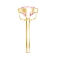 thumbnail image 4 of Rosec Jewels IGI Certified 4 Carat Lab Grown Pink Diamond Bezel Set Engagement Ring - VS1 Grade, 18K Yellow Gold, US 5.00, 4 of 9
