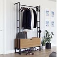 thumbnail image 3 of Sauder® New Hyde Entryway Storage, Serene Walnut, 426440, 3 of 4