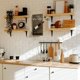 thumbnail image 4 of Estante de pared de madera Elegant Designs HG1016-RGY para botellas, 4 of 7