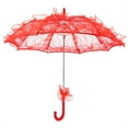 thumbnail image 2 of Theatrical Performance Umbrella Bridal Lace Umbrella, Lace Umbrella Elegant And Stylish 19.7x3.9x2.4 Inch Wedding Photography Prop, For Photo Booth Props, 2 of 7
