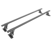 Go Rhino 5935015T XRS Cross Bars - Bed Rail Kit for Full/Mid Sized Trucks W/Tonneau Cover T-Tracks For 06-24 Ram, Ford, Nissan, Toyota, Jeep, GMC, Chevrolet Fits select: 2015-2023 FORD F150
